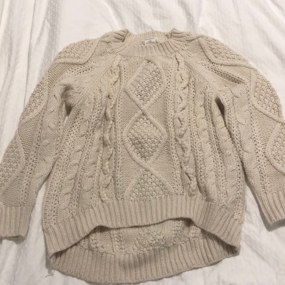 Zara Cable Knit Sweater